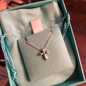 Tiffany’s Elsa Peretti Cross Necklace